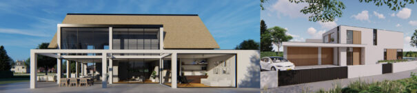 Moderne villa bouwen